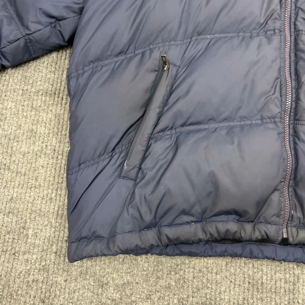 Denver Broncos Reebok Puffer Jacket Mens XL‎ Navy Down On Field Team Apparel